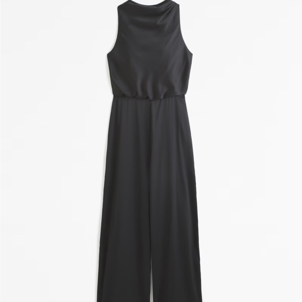 NWT Abercrombie High Neck Draped Jumpsuit